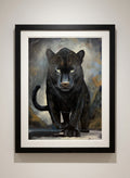 "Fearless" Melanistic Panther Print