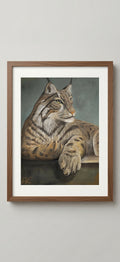 "Curious" Eurasian Lynx Print