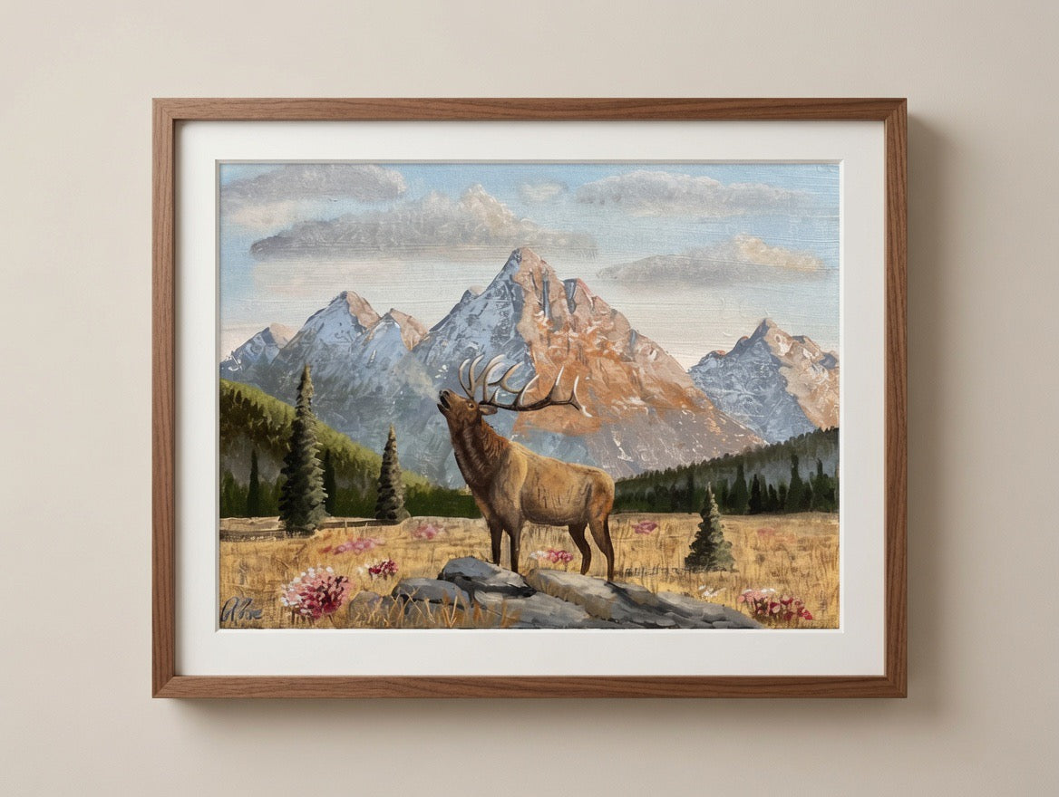 "Hear Me" Elk Print